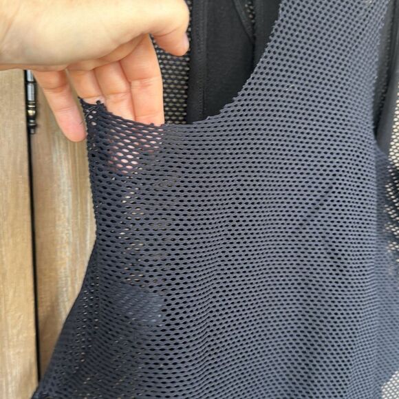 Koral Villa Mesh Racerback Tank Size Medium Black - Picture 13 of 14